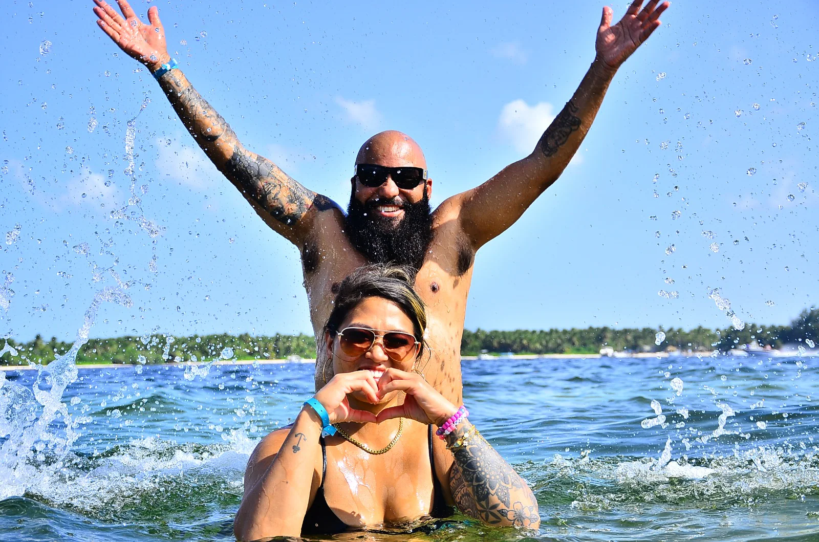 Experiencia de catamarán fotografiada en Punta Cana